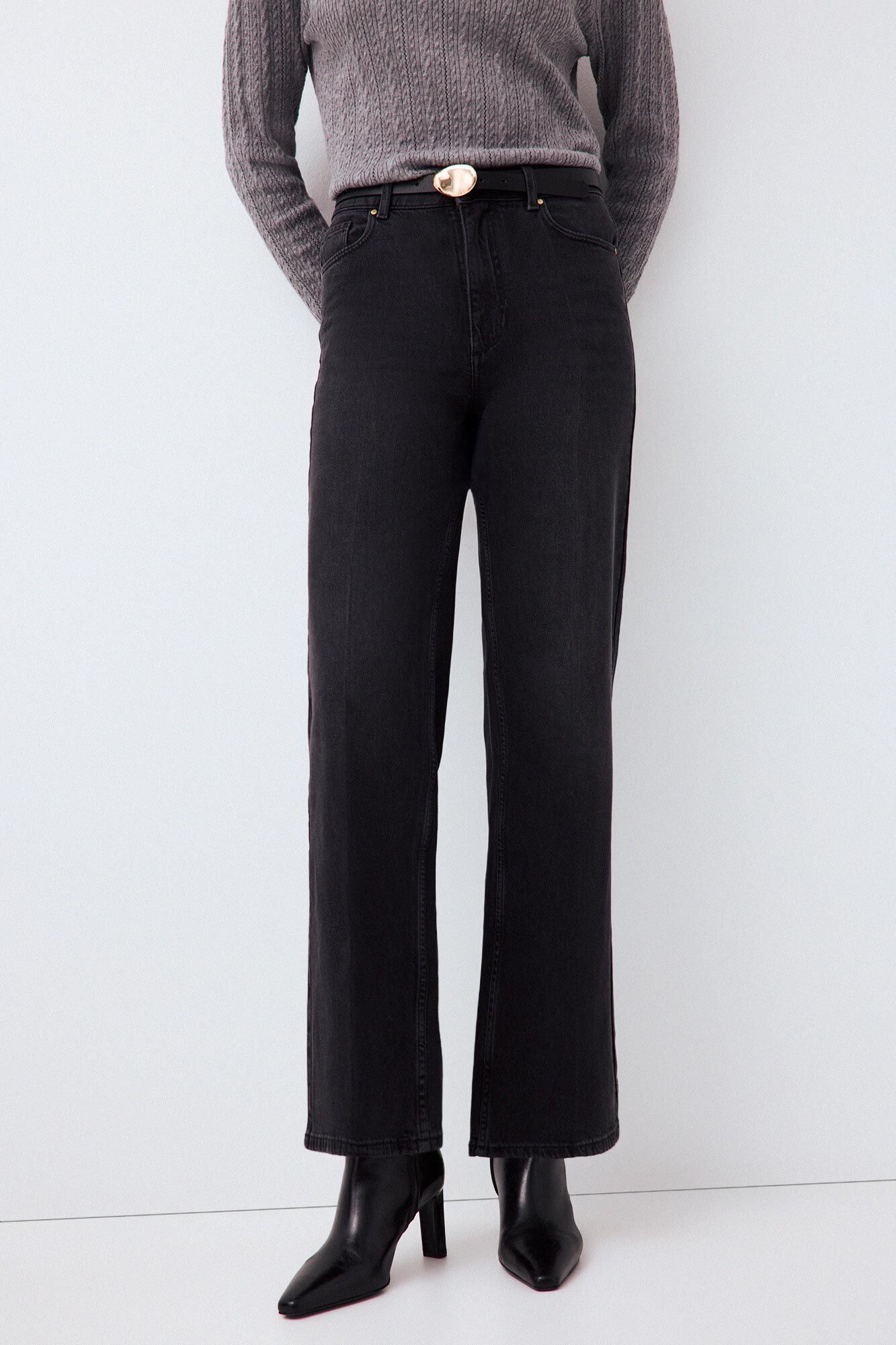 Pedro del Hierro Soft touch wide leg jeans