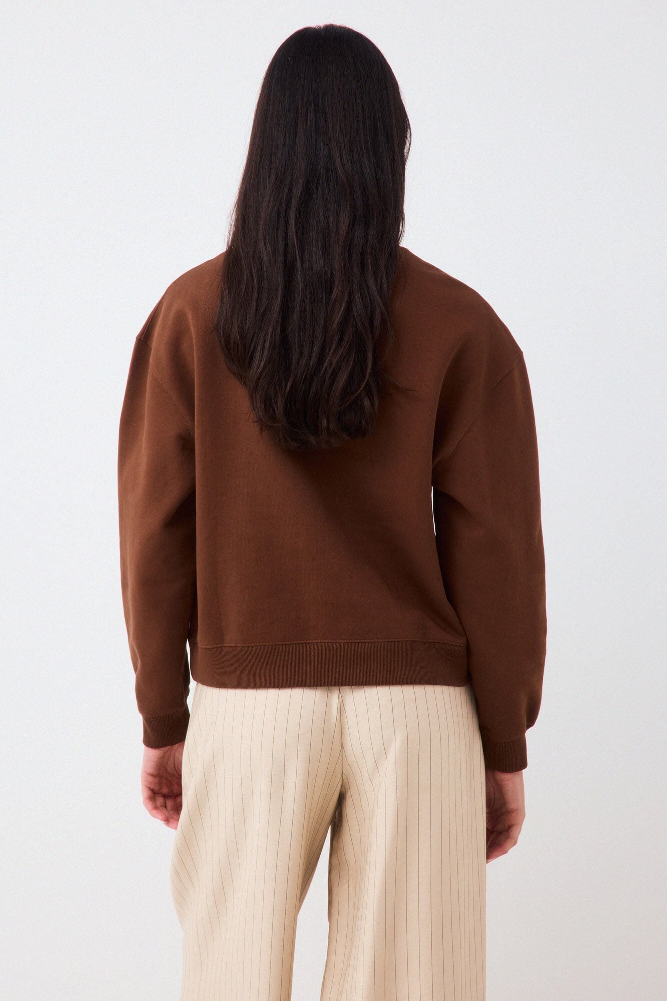 Pedro del Hierro Logo sweatshirt Brown