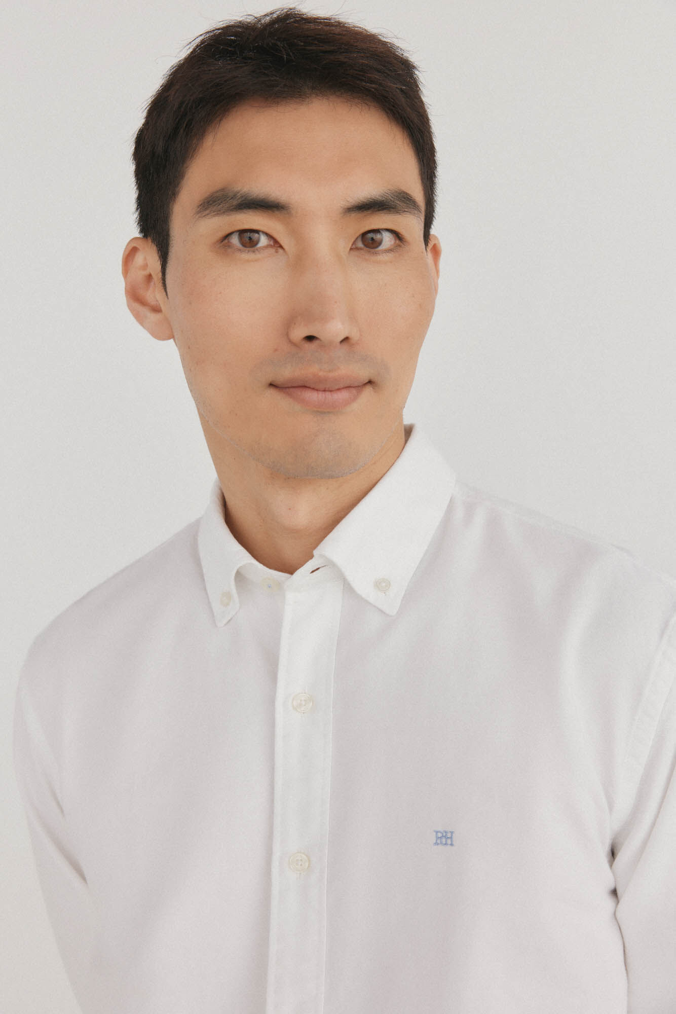 Pedro del Hierro Iconic plain oxford shirt White