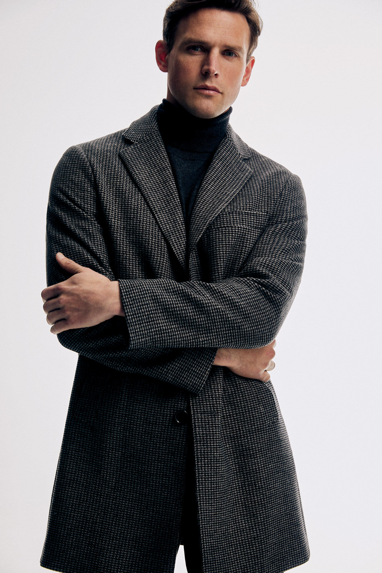 Pedro del Hierro Abrigo con vistas Gris