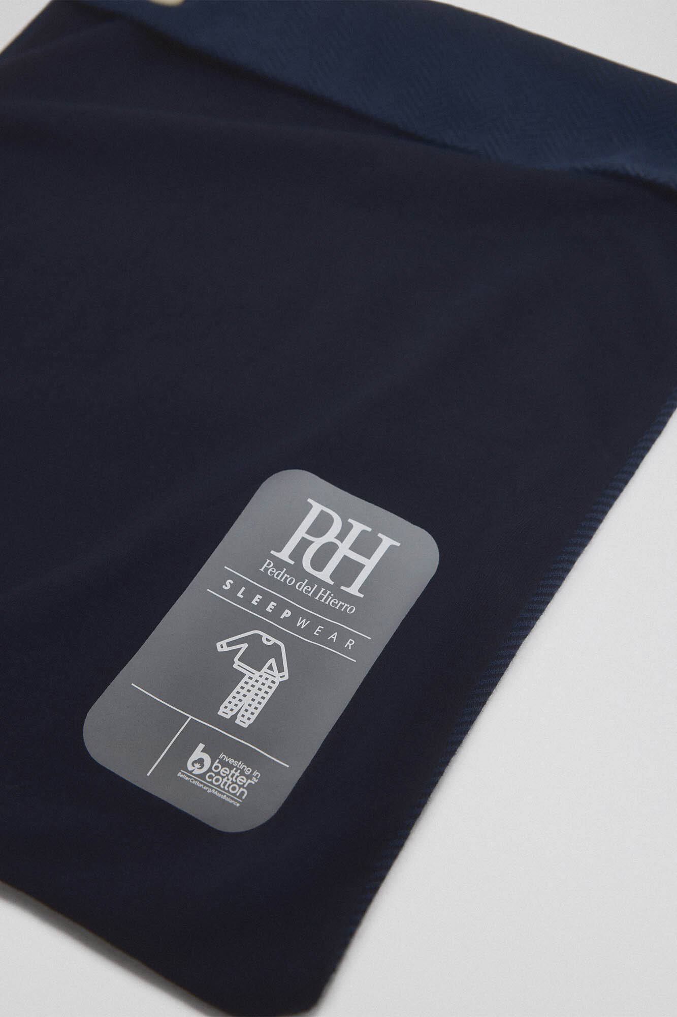 Pedro del Hierro Set de pijama punto Azul
