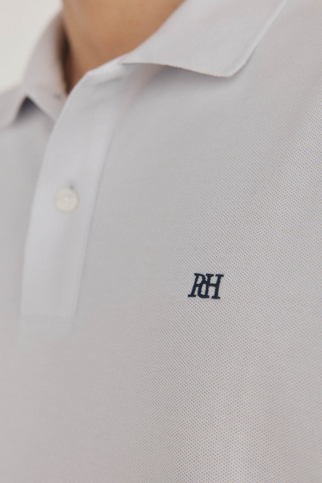 Pedro del Hierro Basic piqu&eacute; polo shirt Grey