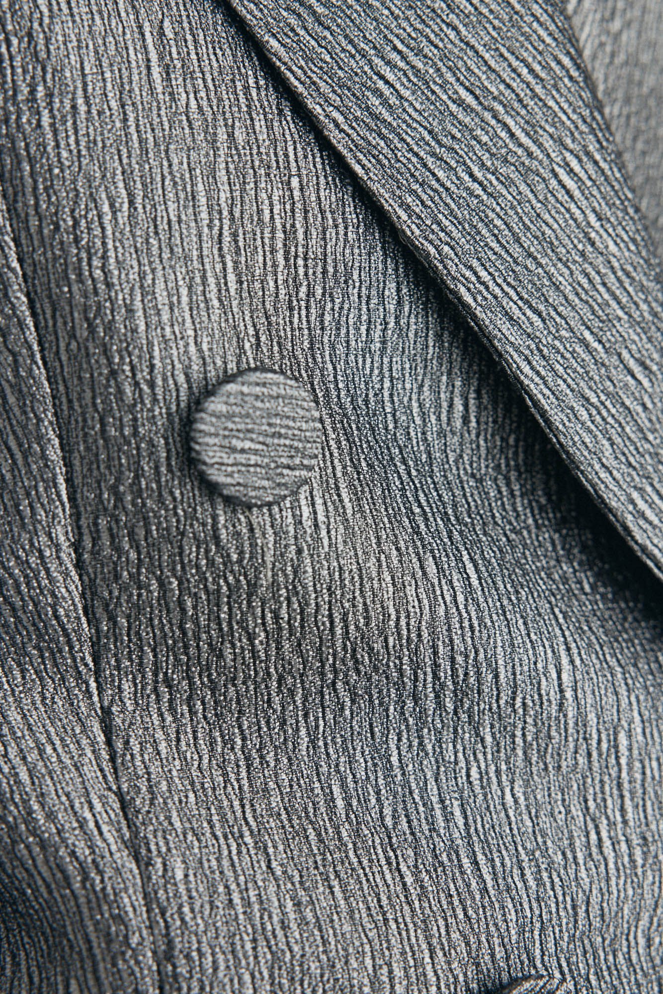 Pedro del Hierro Double-breasted fantasy blazer Grey