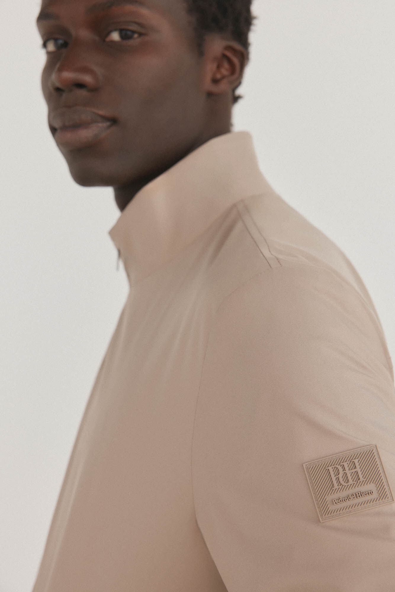 Pedro del Hierro Lightweight technical jacket Beige