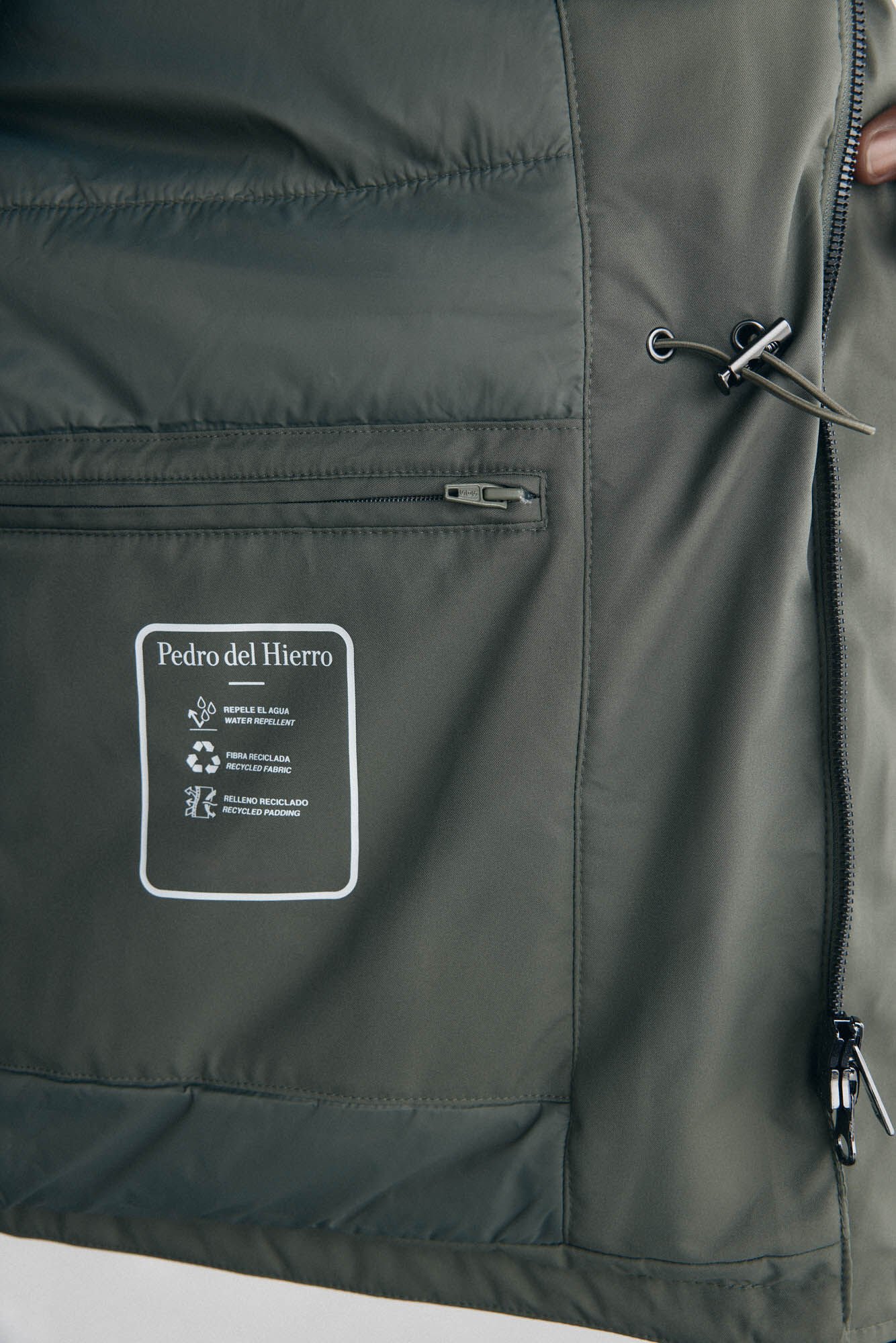 Pedro del Hierro 4-pocket jacket Green