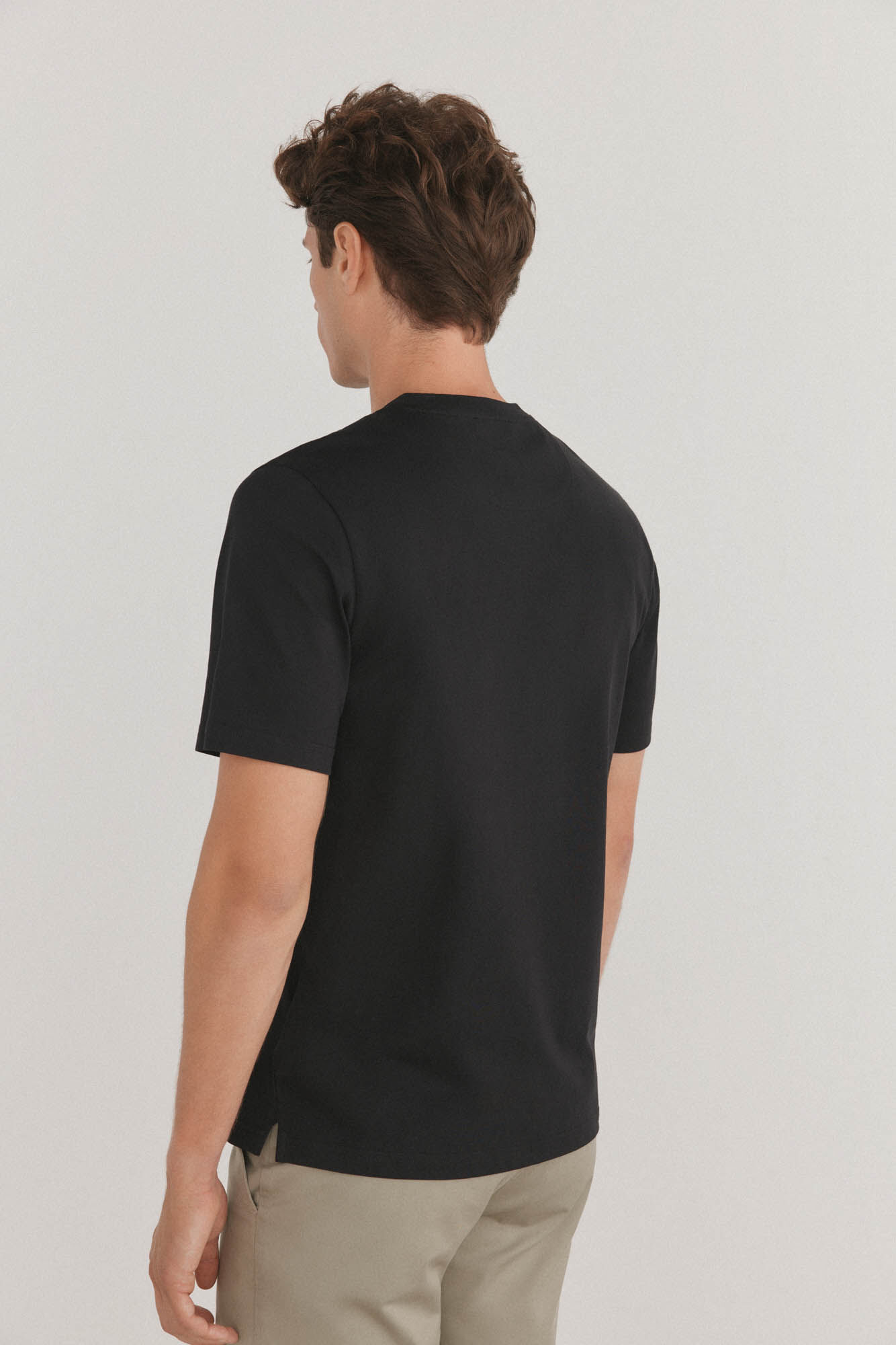 Pedro del Hierro Camiseta b&aacute;sica Negro
