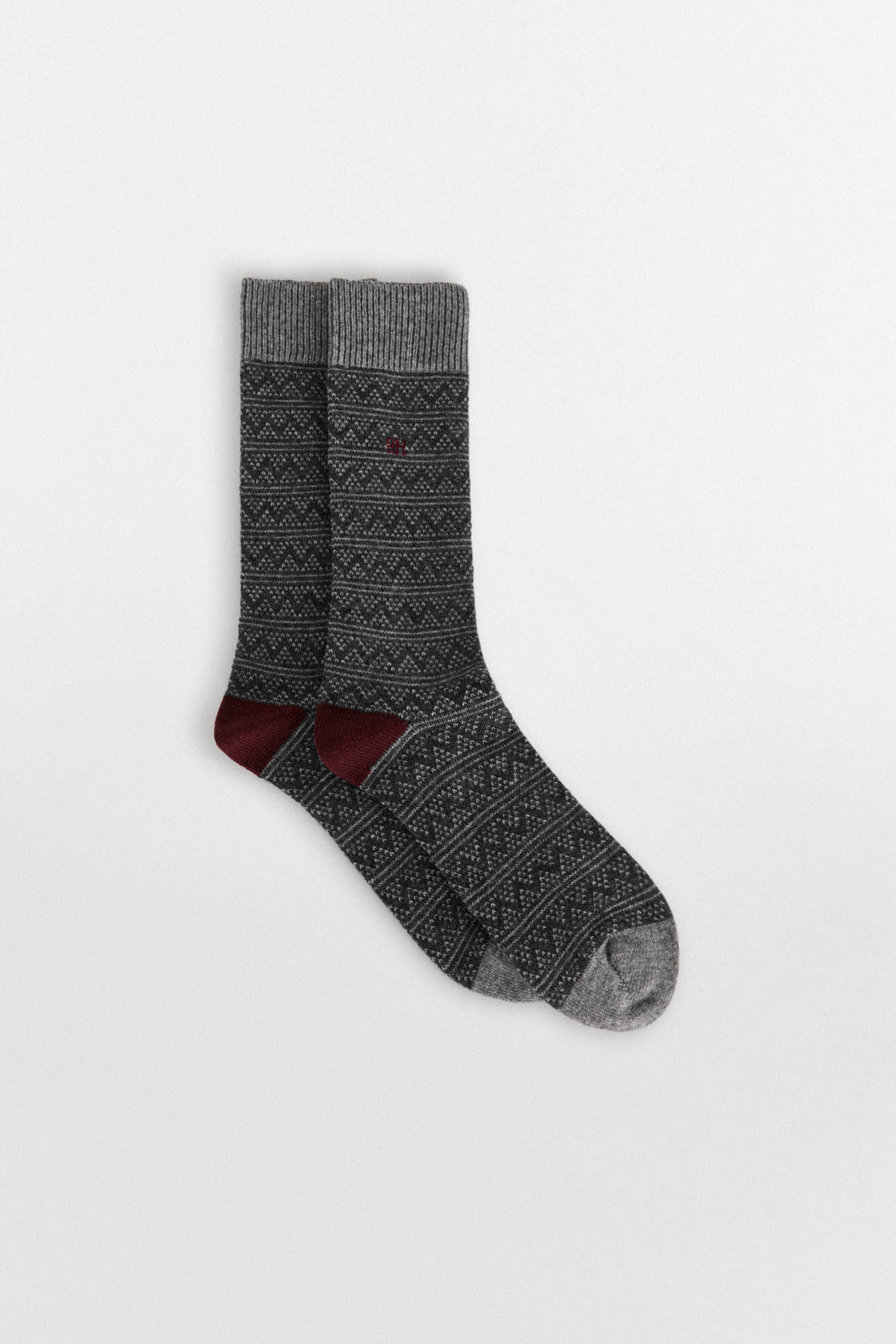 Pedro del Hierro wool socks with Greek motifs