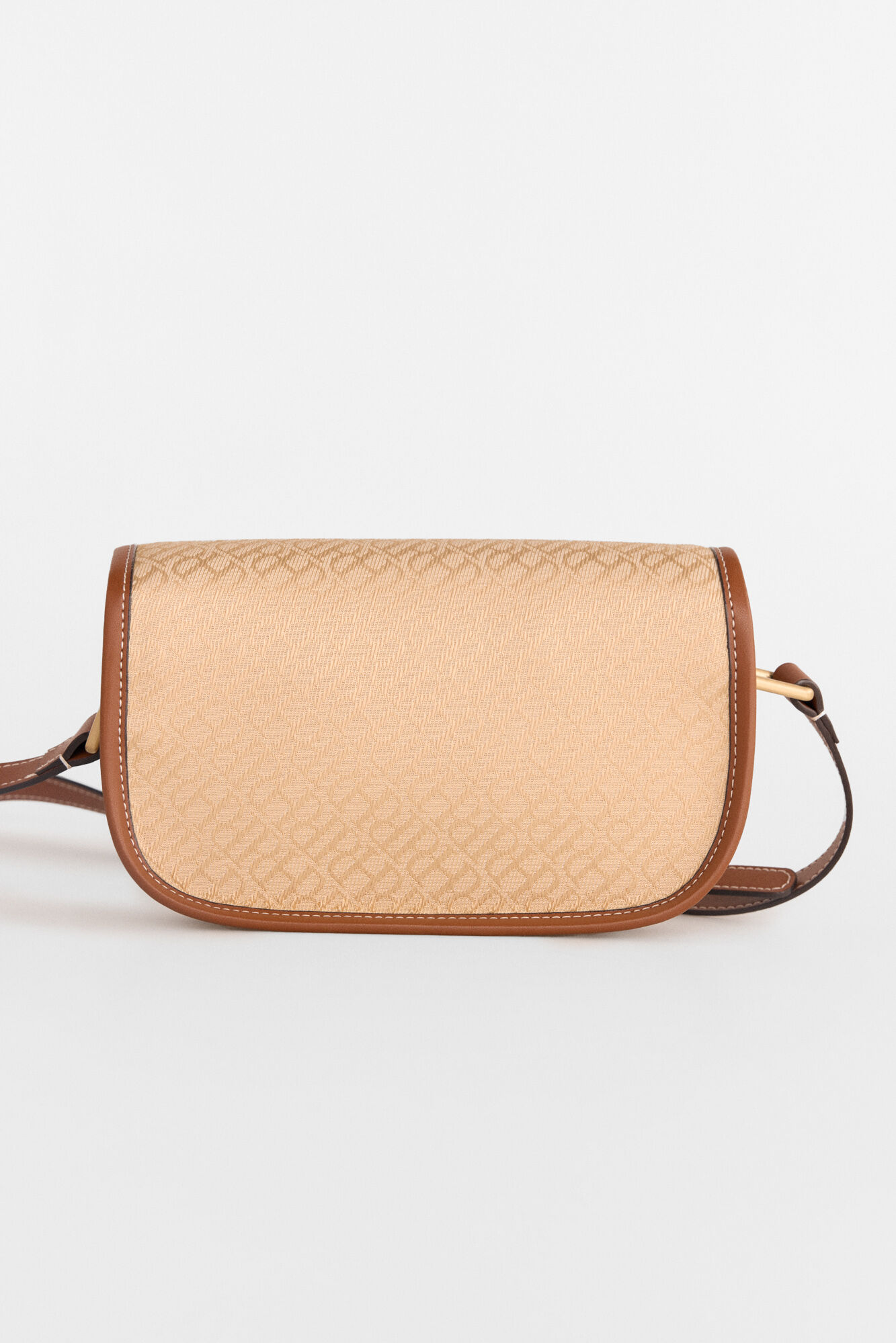 Pedro del Hierro Mala a tiracolo jacquard Beige