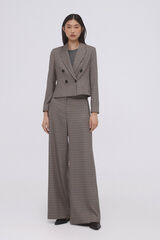 Pedro del Hierro Houndstooth trousers Blue