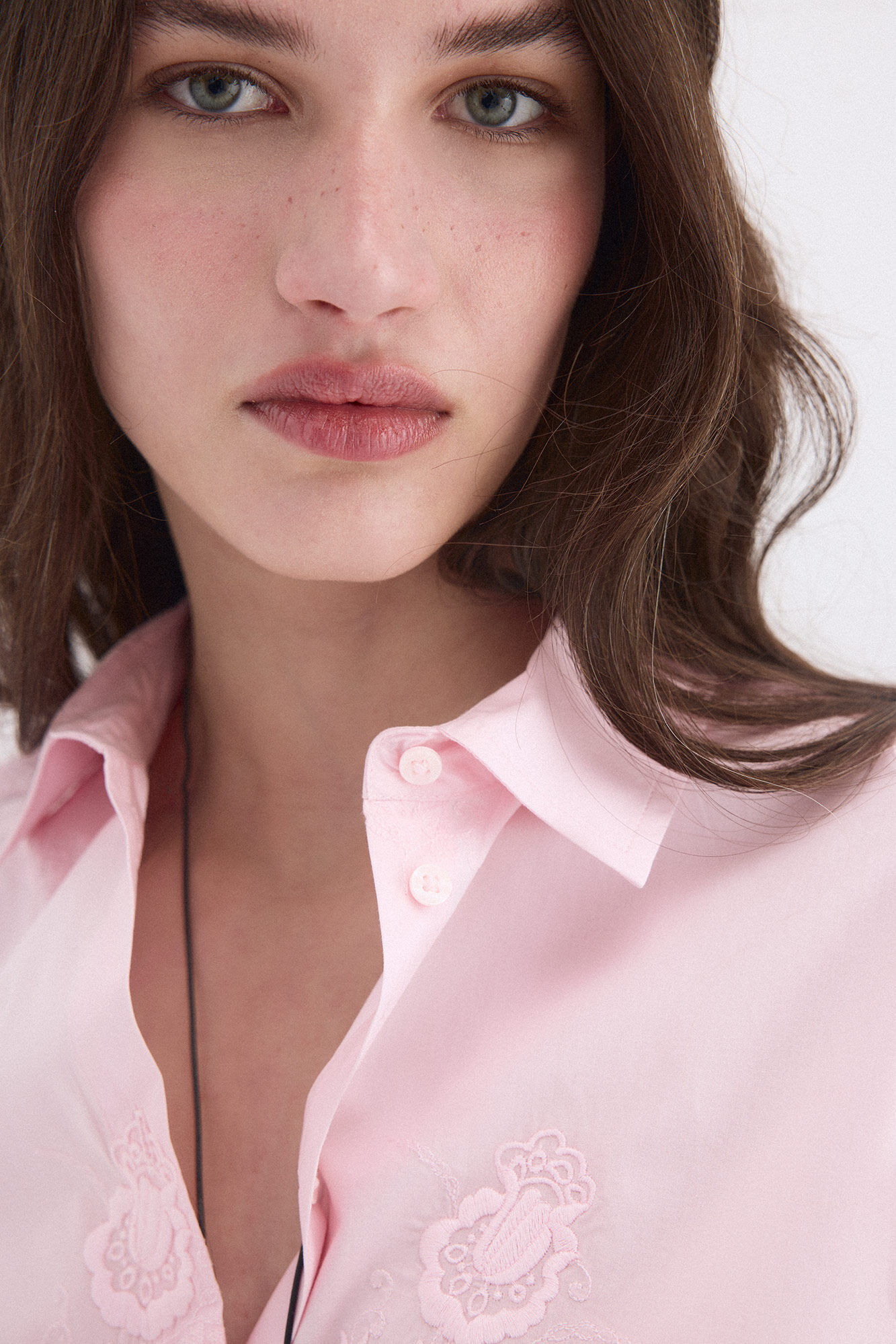 Pedro del Hierro Loose embroidered shirt