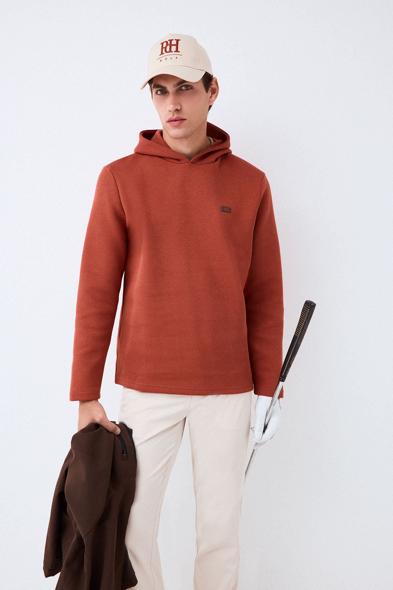 Pedro del Hierro Hooded technical golf sweatshirt