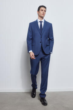 Pedro del Hierro Blue tailored fit trousers Blue