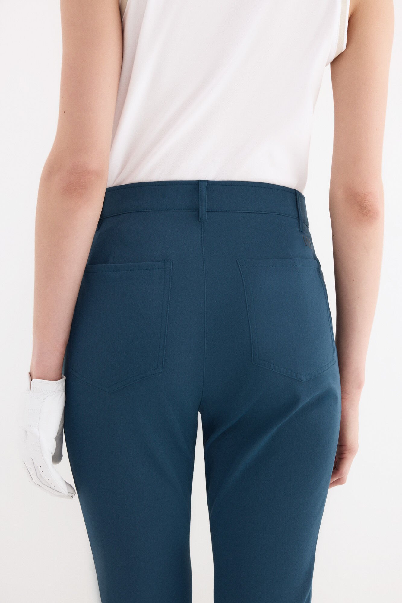 Pedro del Hierro Technical five-pocket trousers Blue