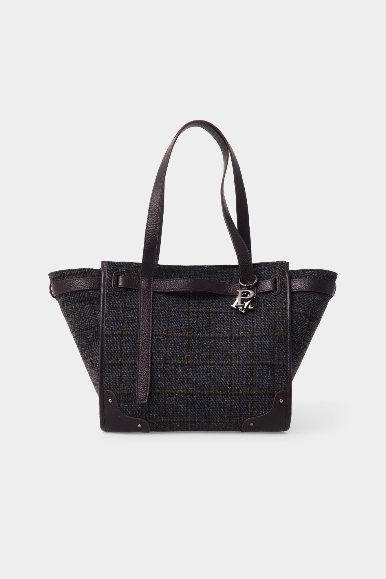 Pedro del Hierro Plaid shopper bag