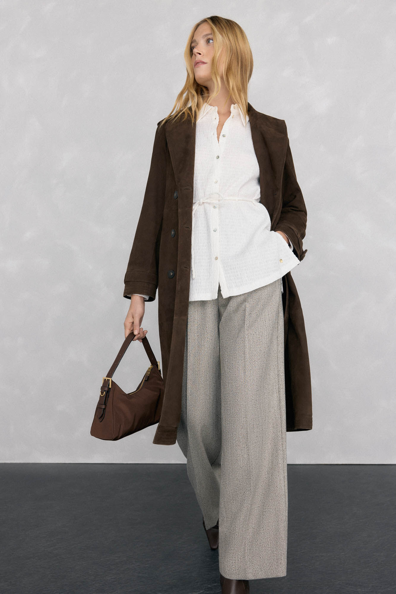 Pedro del Hierro Textured neck shirt