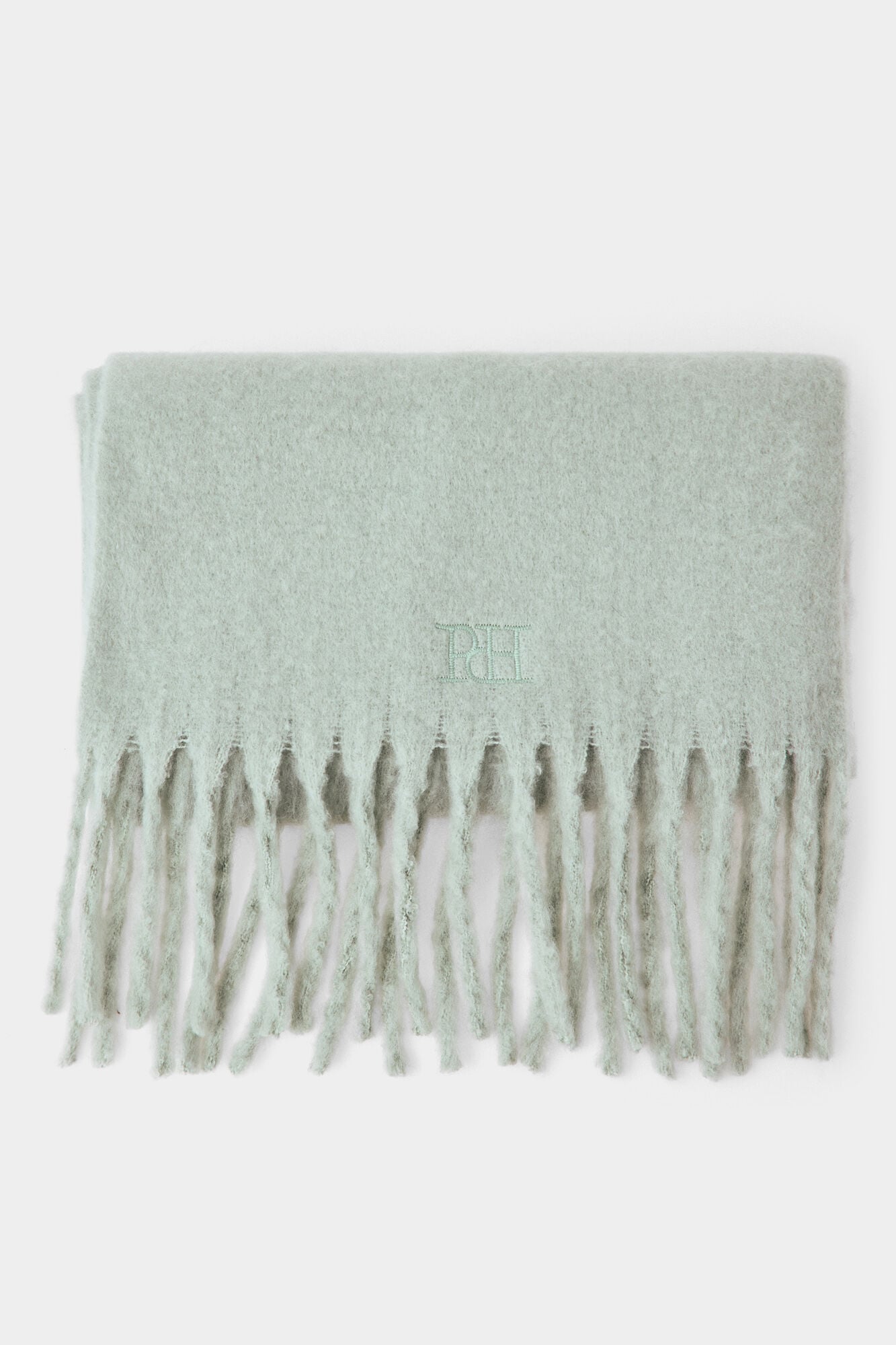 Pedro del Hierro Two-tone scarf Green