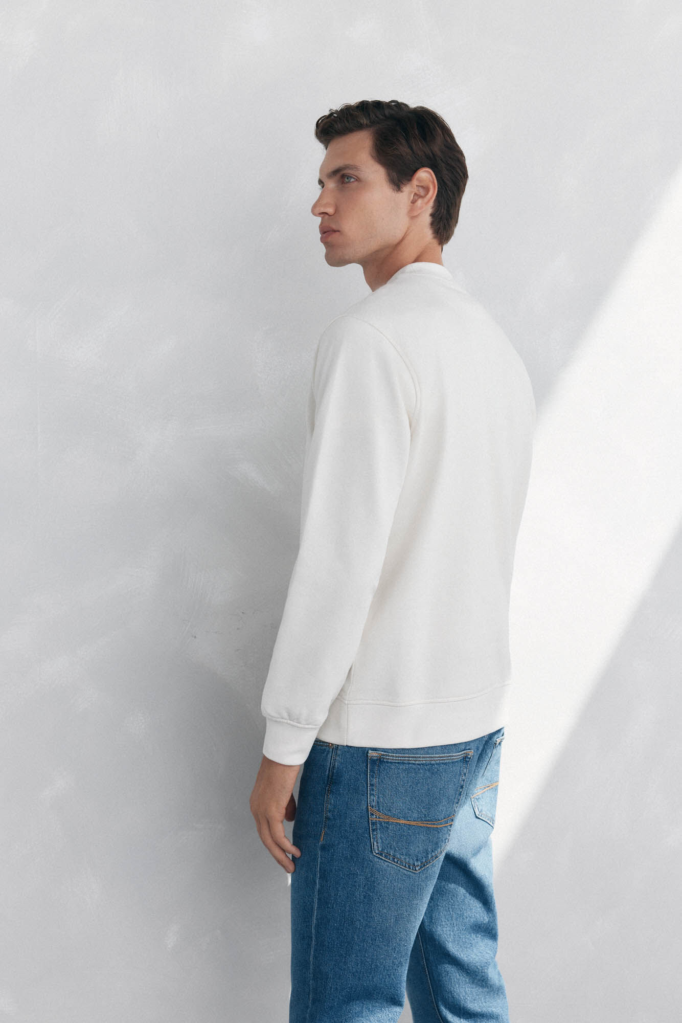 Pedro del Hierro Crew-neck sweatshirt White