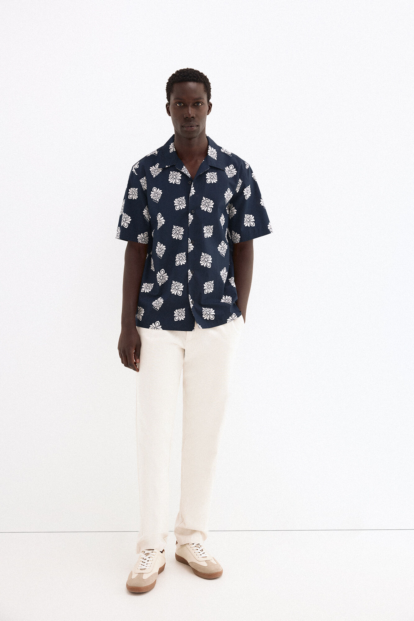 Pedro del Hierro Printed short sleeve shirt
