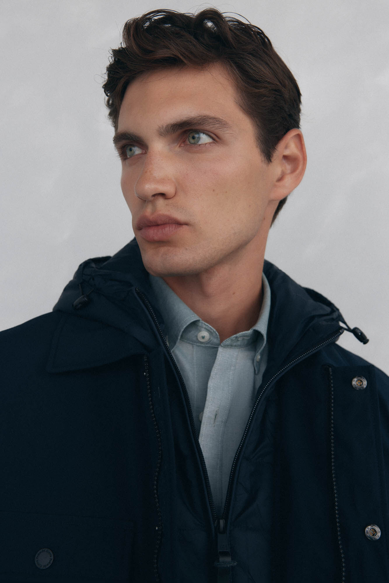 Pedro del Hierro 4-pocket jacket with views Blue