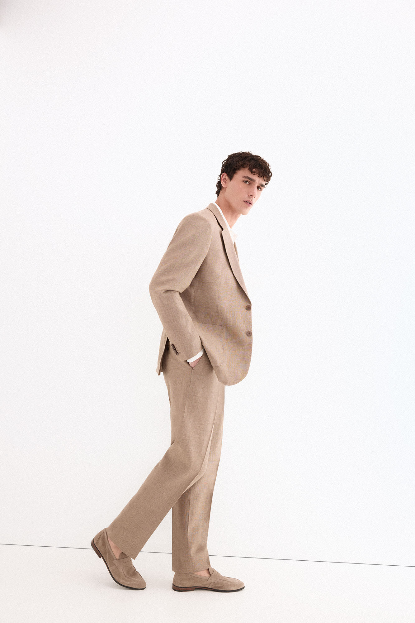 Pedro del Hierro Linen blend coordinating trousers
