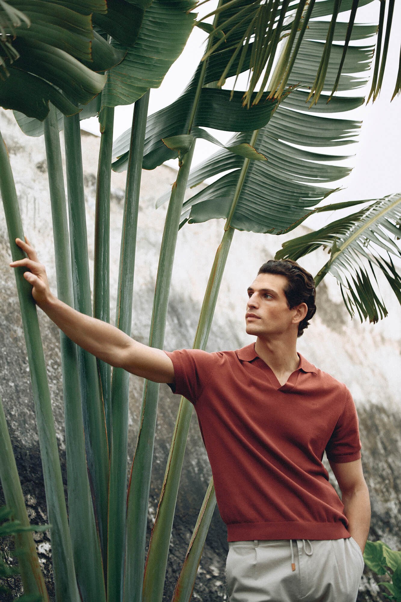 Pedro del Hierro Cotton premium short sleeve polo shirt