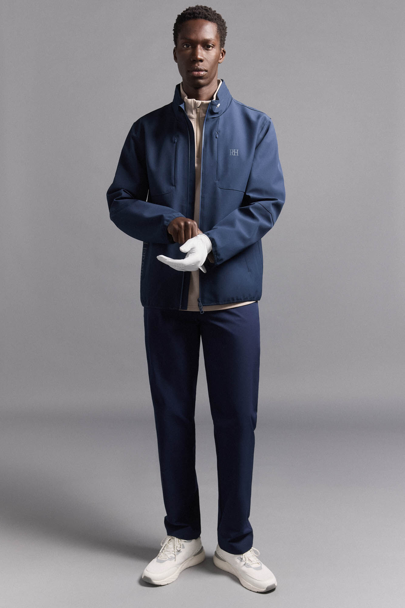 Pedro del Hierro Plain golf jacket Blue