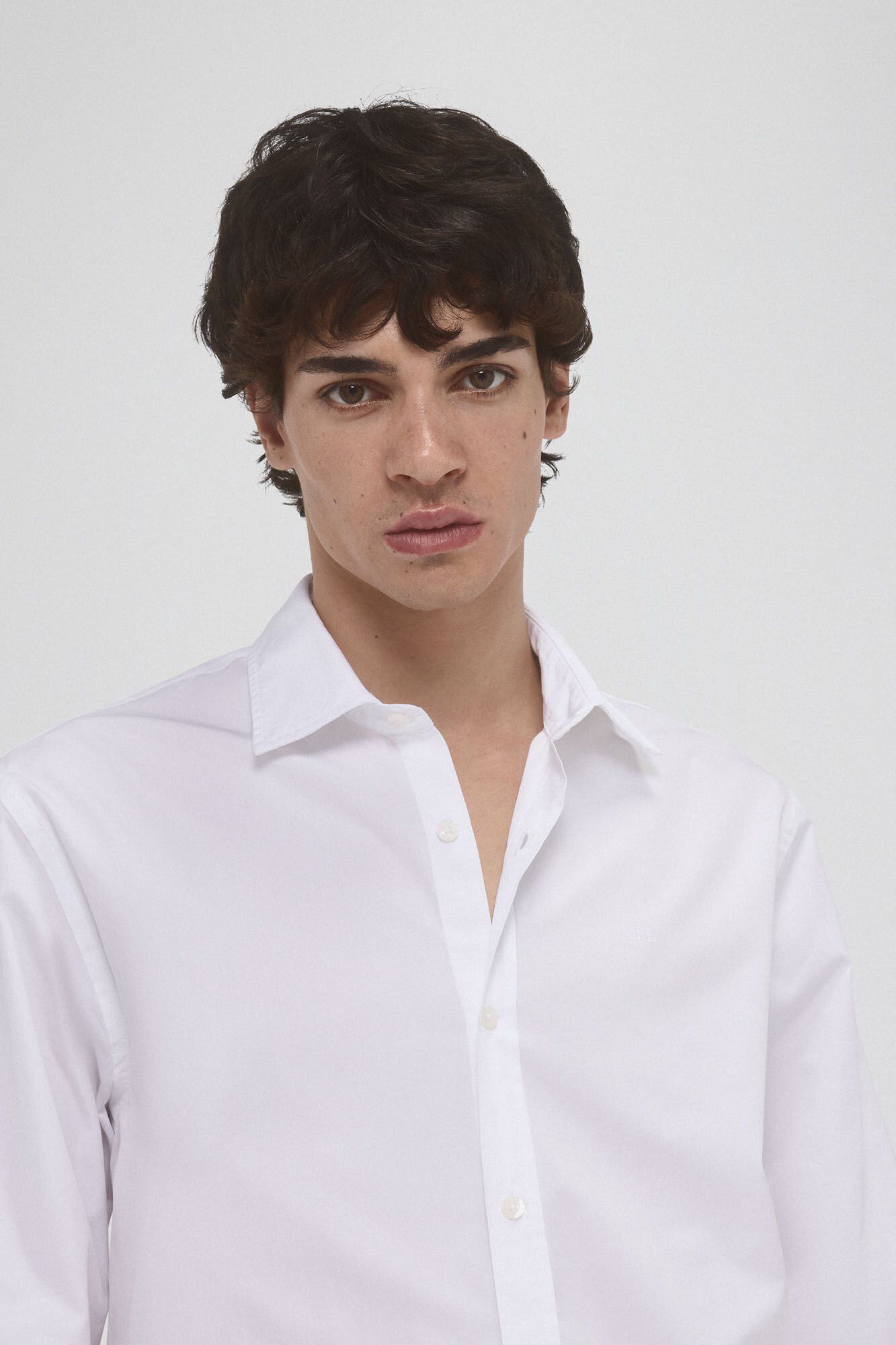 Pedro del Hierro Italian poplin shirt White