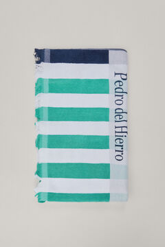 Pedro del Hierro Striped beach towel Green