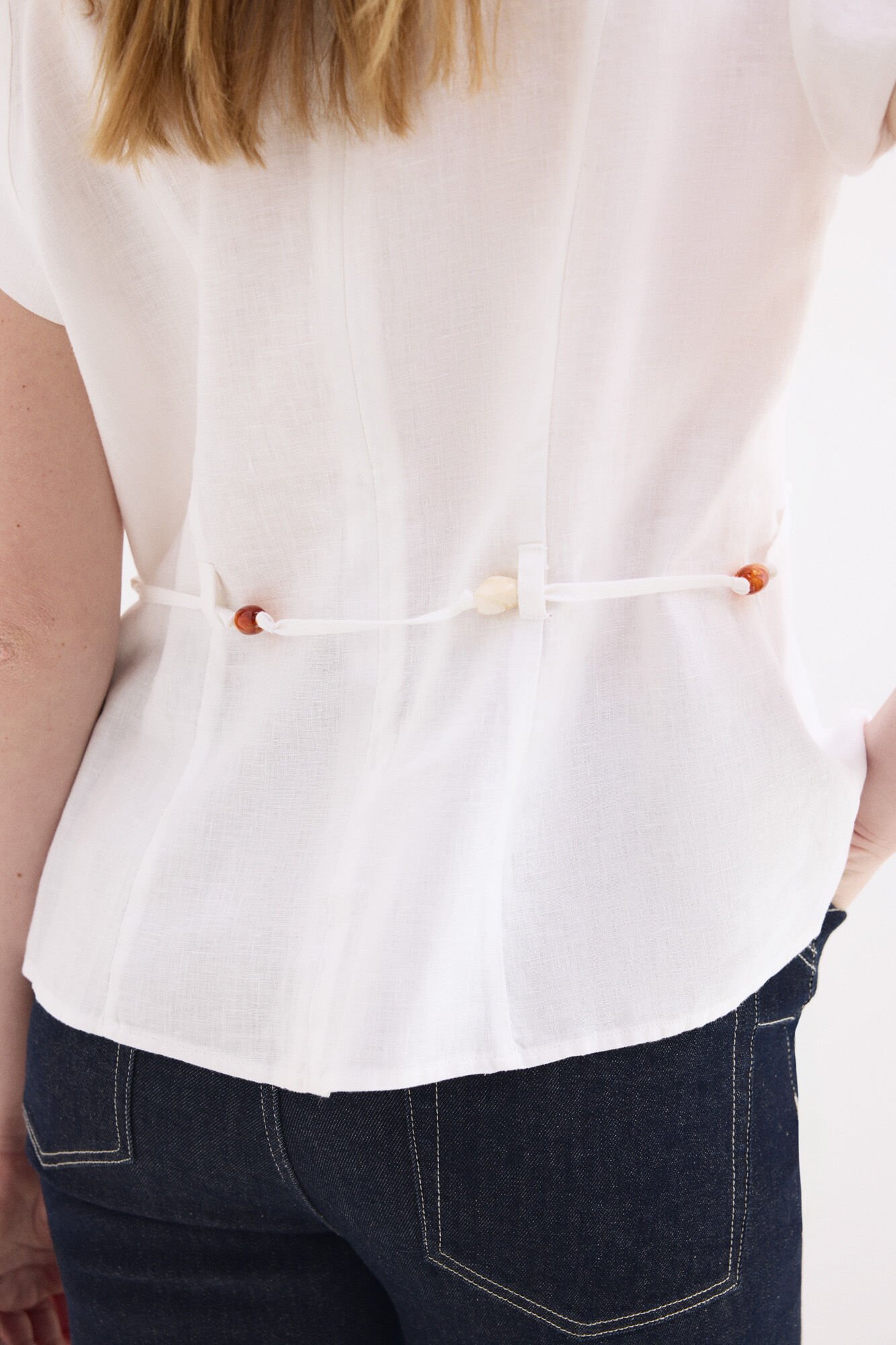 Pedro del Hierro Linen belted top