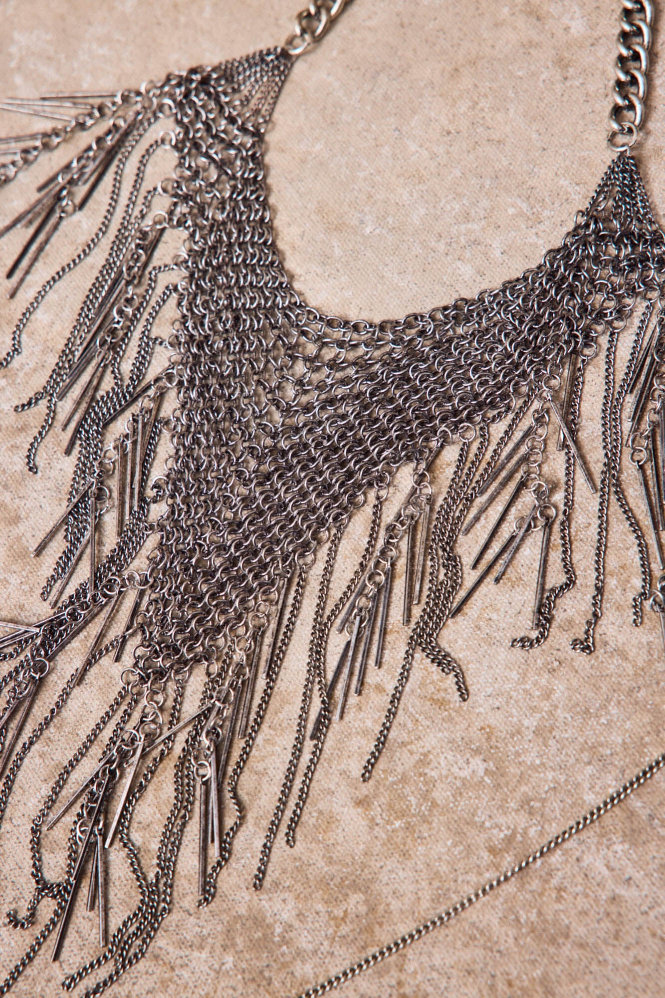 Slowlove Mesh necklace Gold