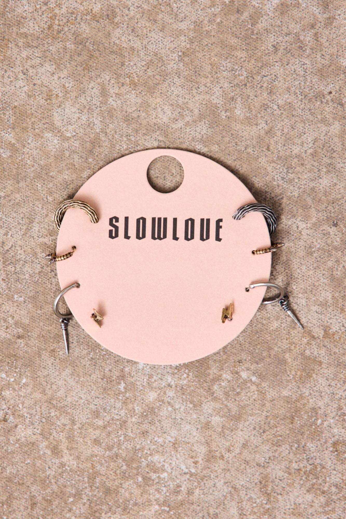 Slowlove Earrings pack Multicolour