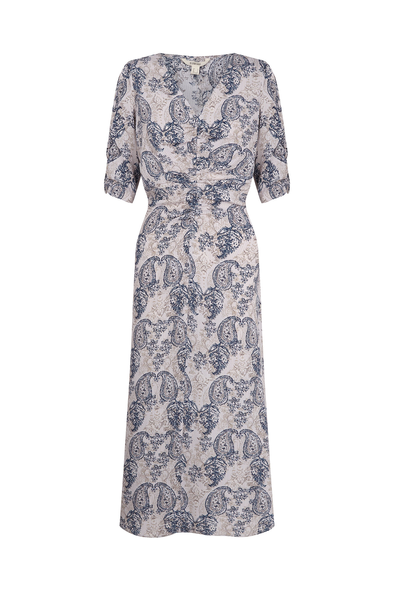 Slowlove Vestido estampado manga francesa Multicolor
