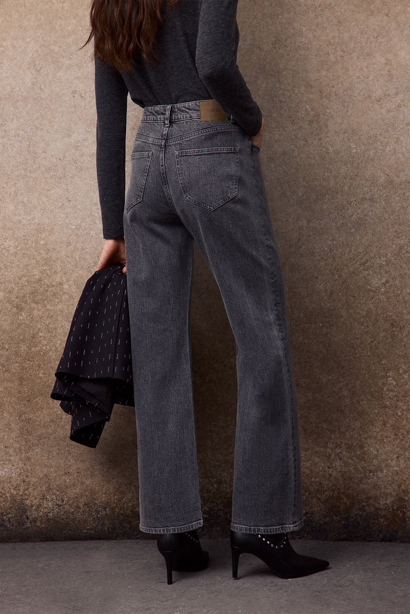 Slowlove Jeans New Recto Gris
