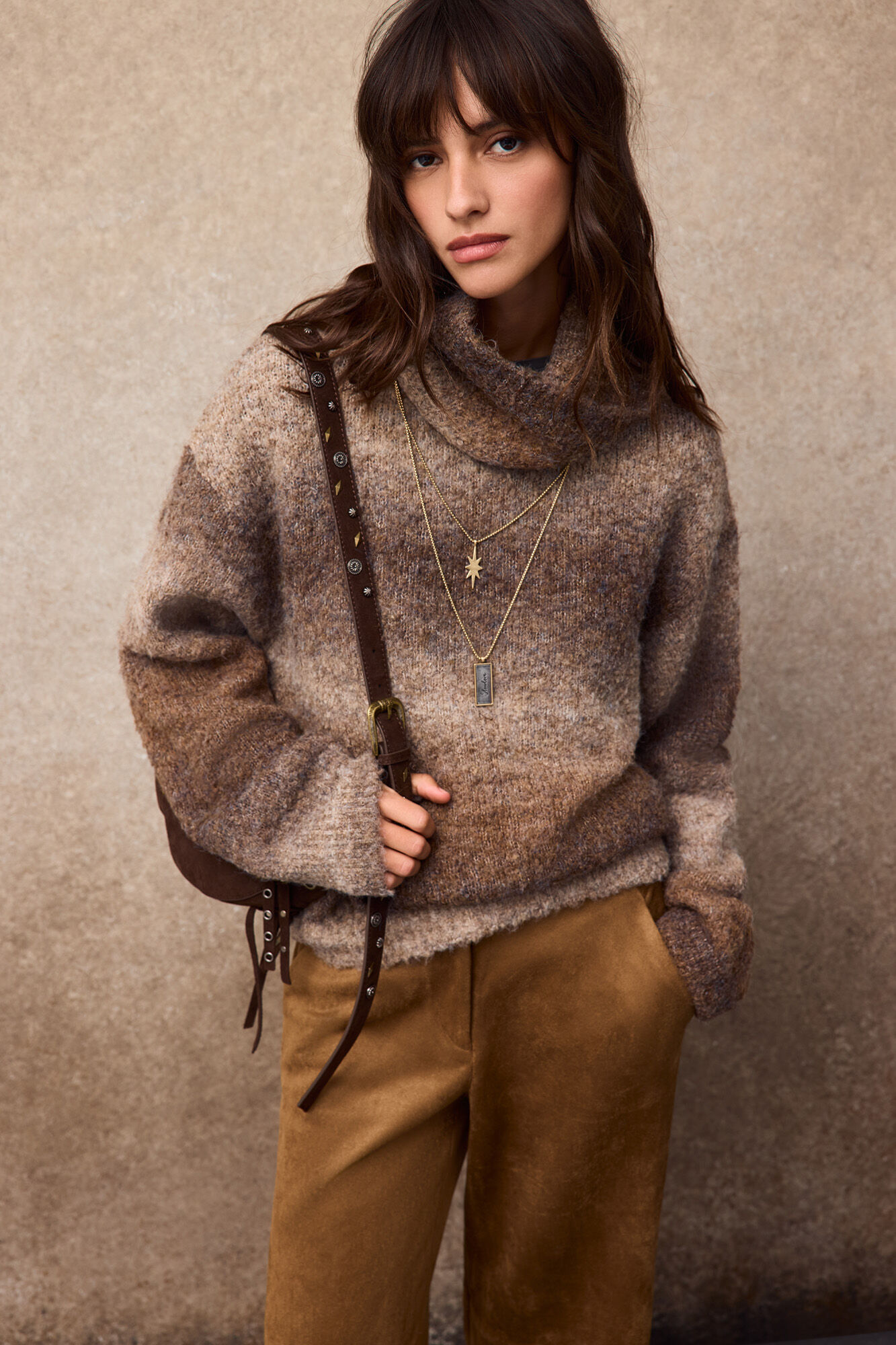 Slowlove Multicoloured boucl&eacute; jumper