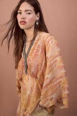Slowlove Blusa fluida estampada Multicolor