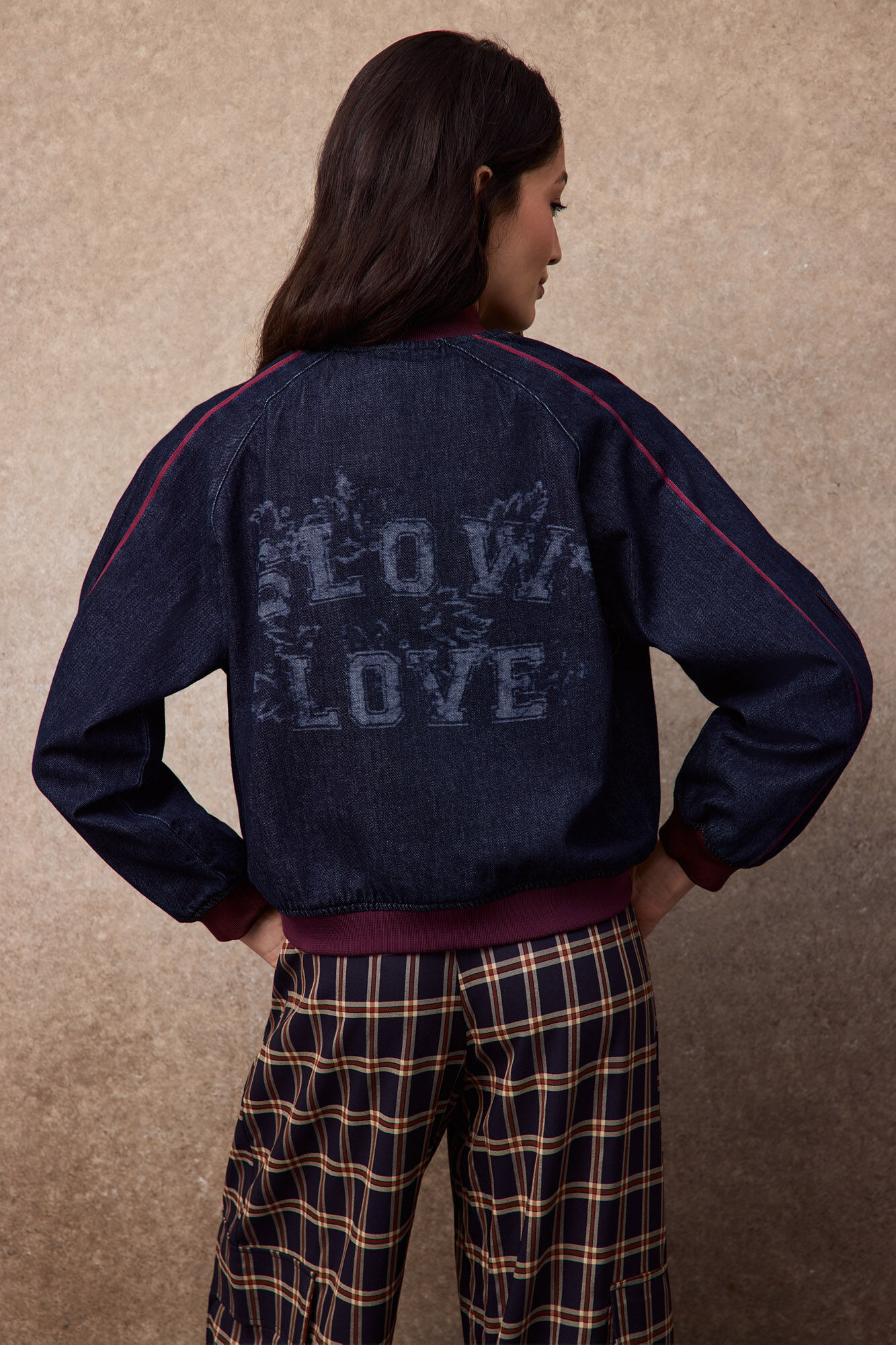 Slowlove Cazadora vaquera bomber