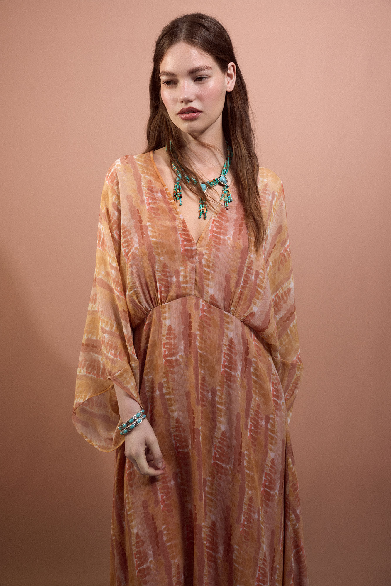 Slowlove Vestido estampado fluido