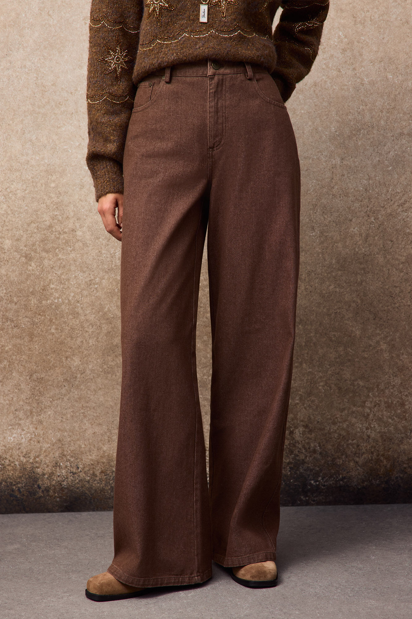 Slowlove Chocolate raw jeans