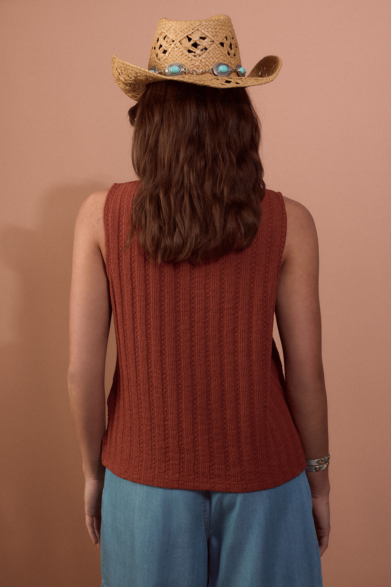 Slowlove Tie gilet Orange
