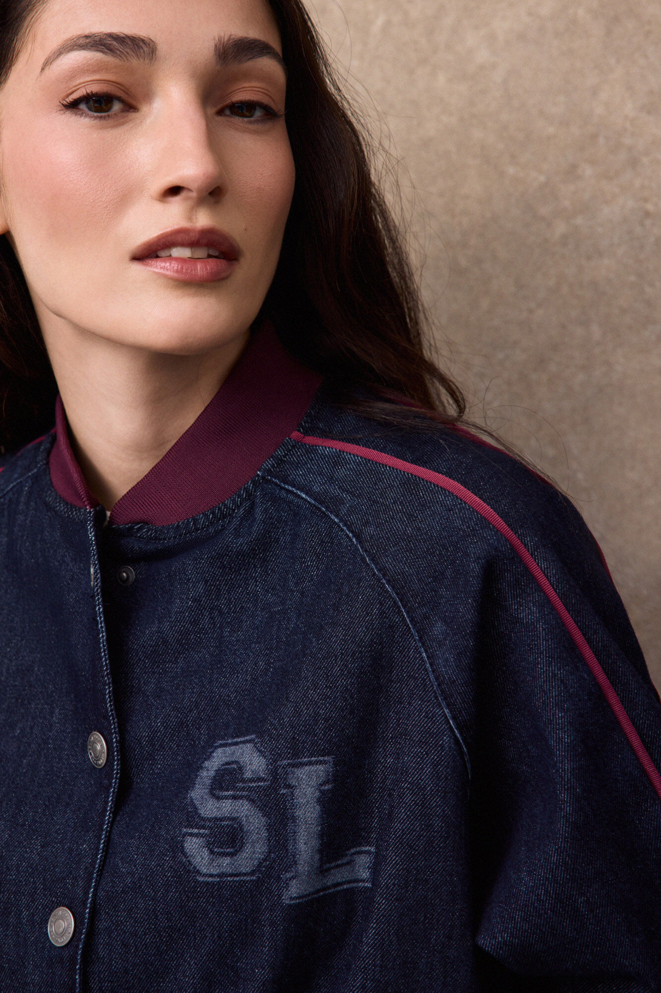 Slowlove Cazadora vaquera bomber Azul