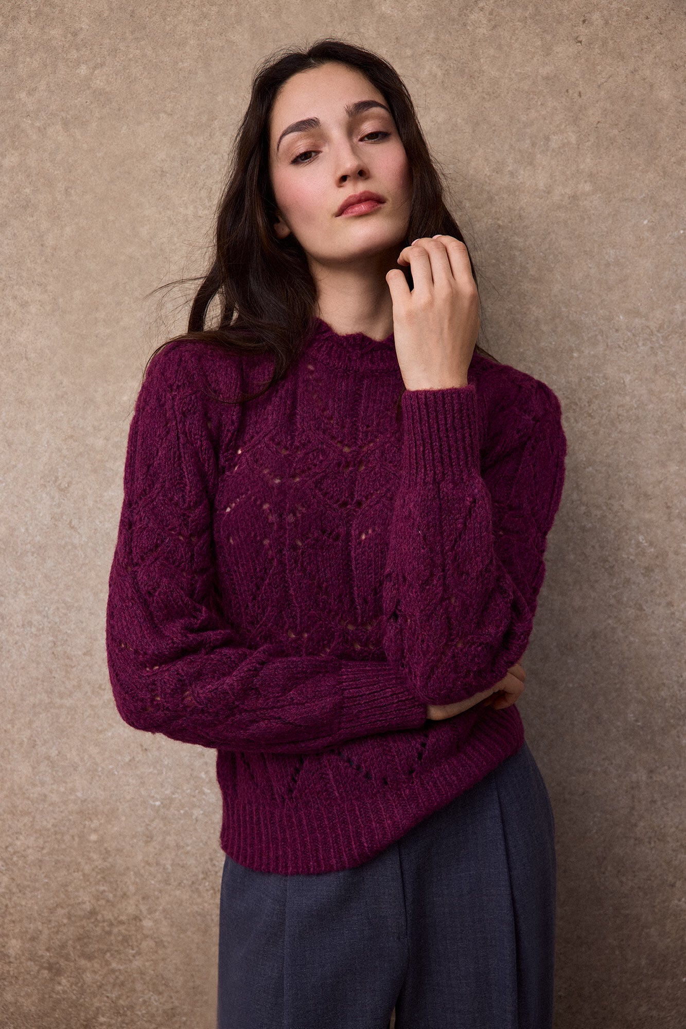 Slowlove Openwork knit jumper