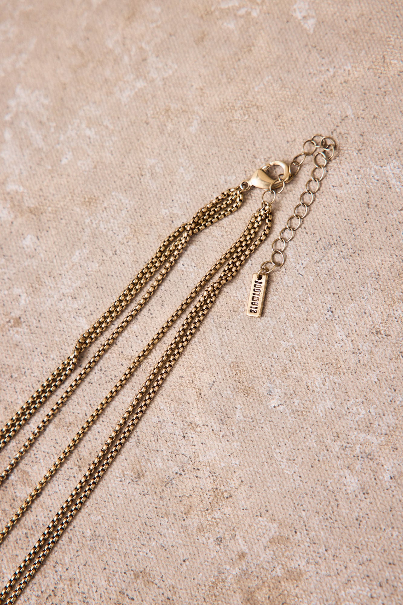 Slowlove Long necklace with charms Multicolour