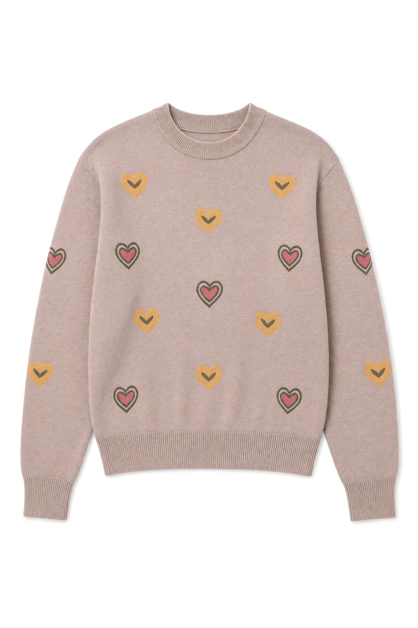 Slowlove Jersey bordados corazones Arena