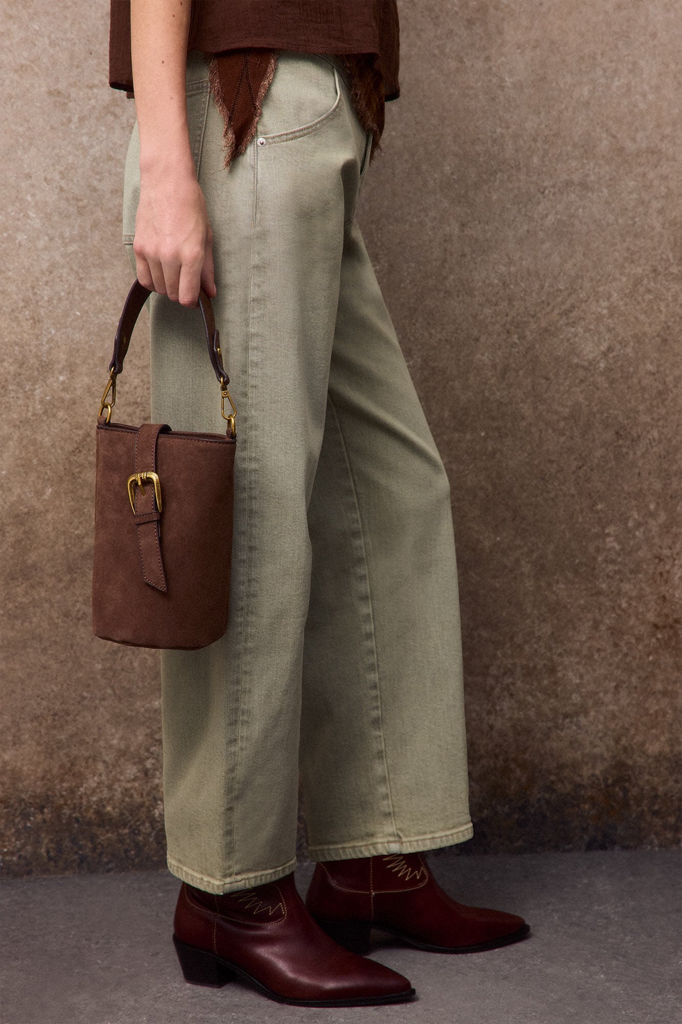 Slowlove Bolso piel saco
