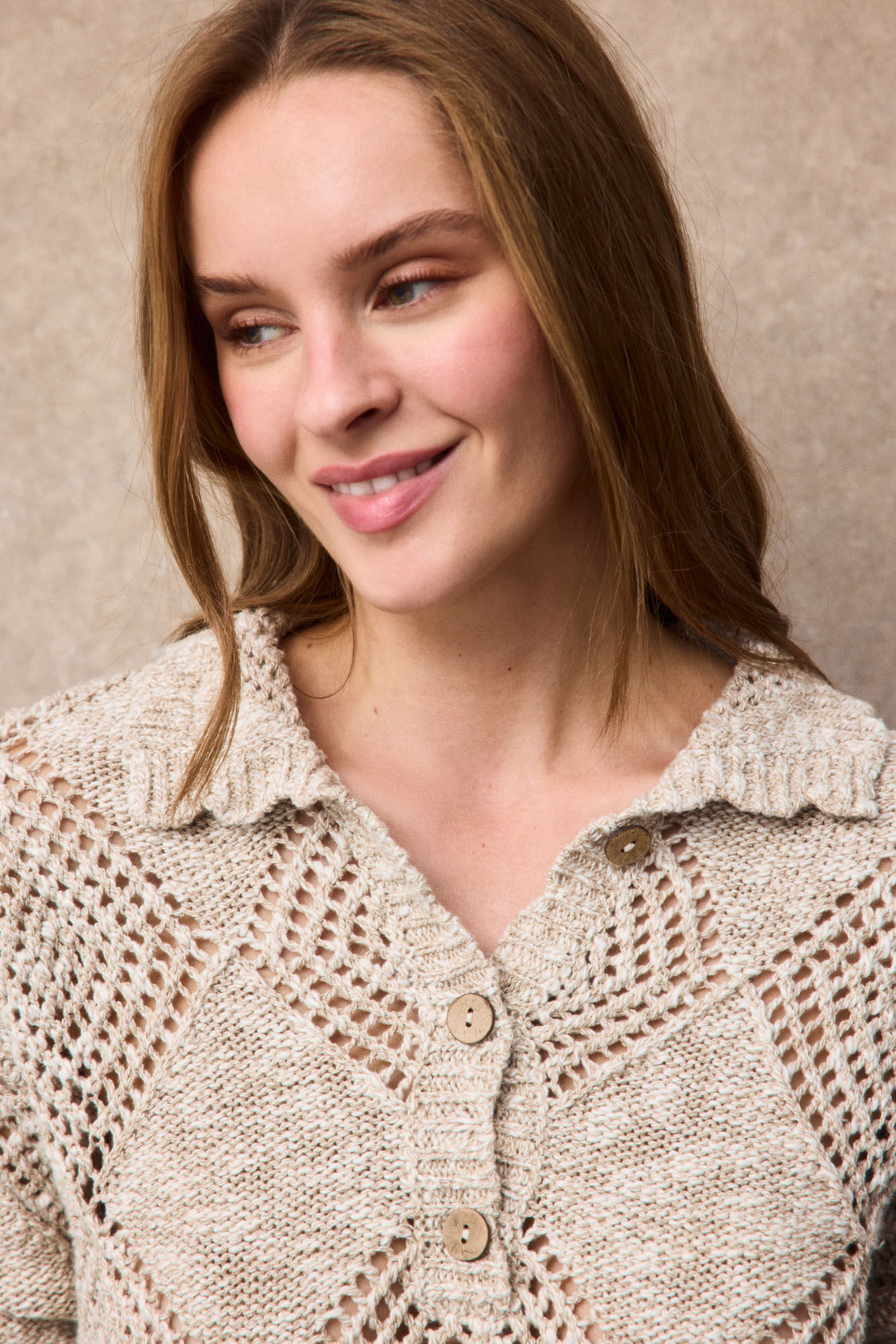 Slowlove Crochet knit jumper