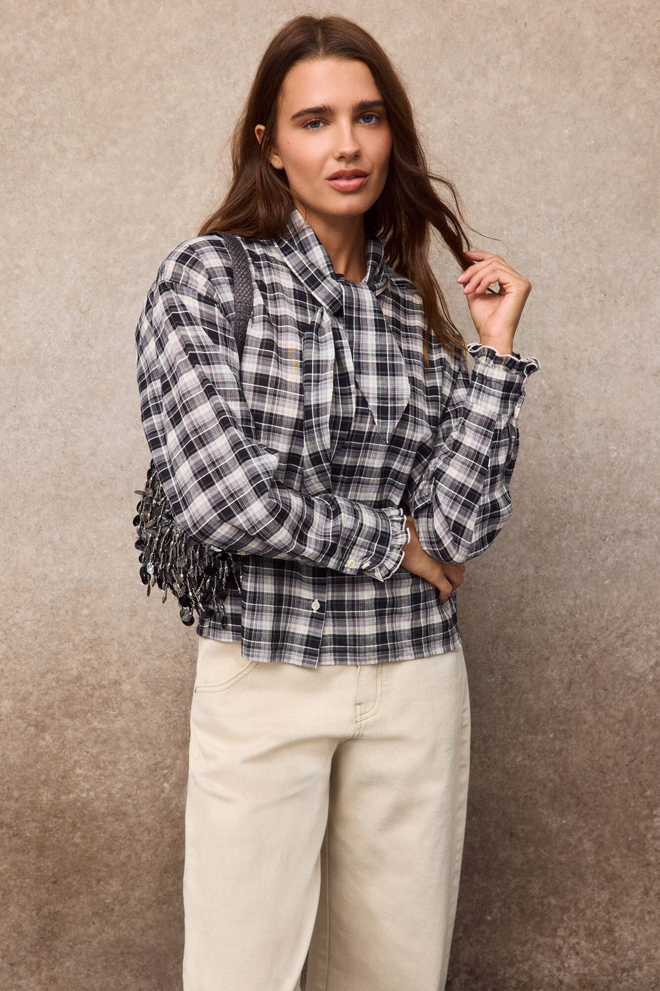 Slowlove Blusa aos quadrados