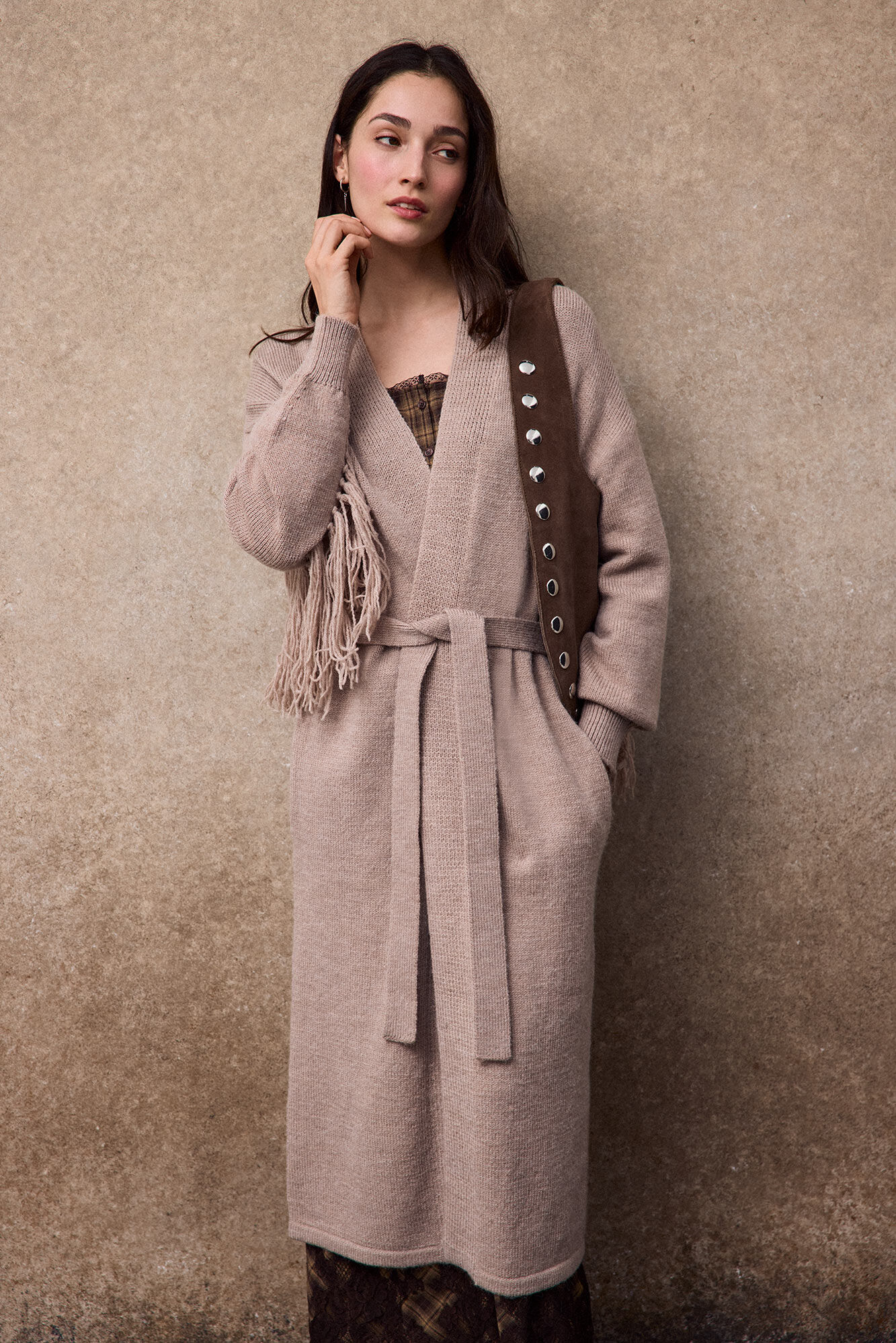 Slowlove Chaqueta calada lazadas Arena