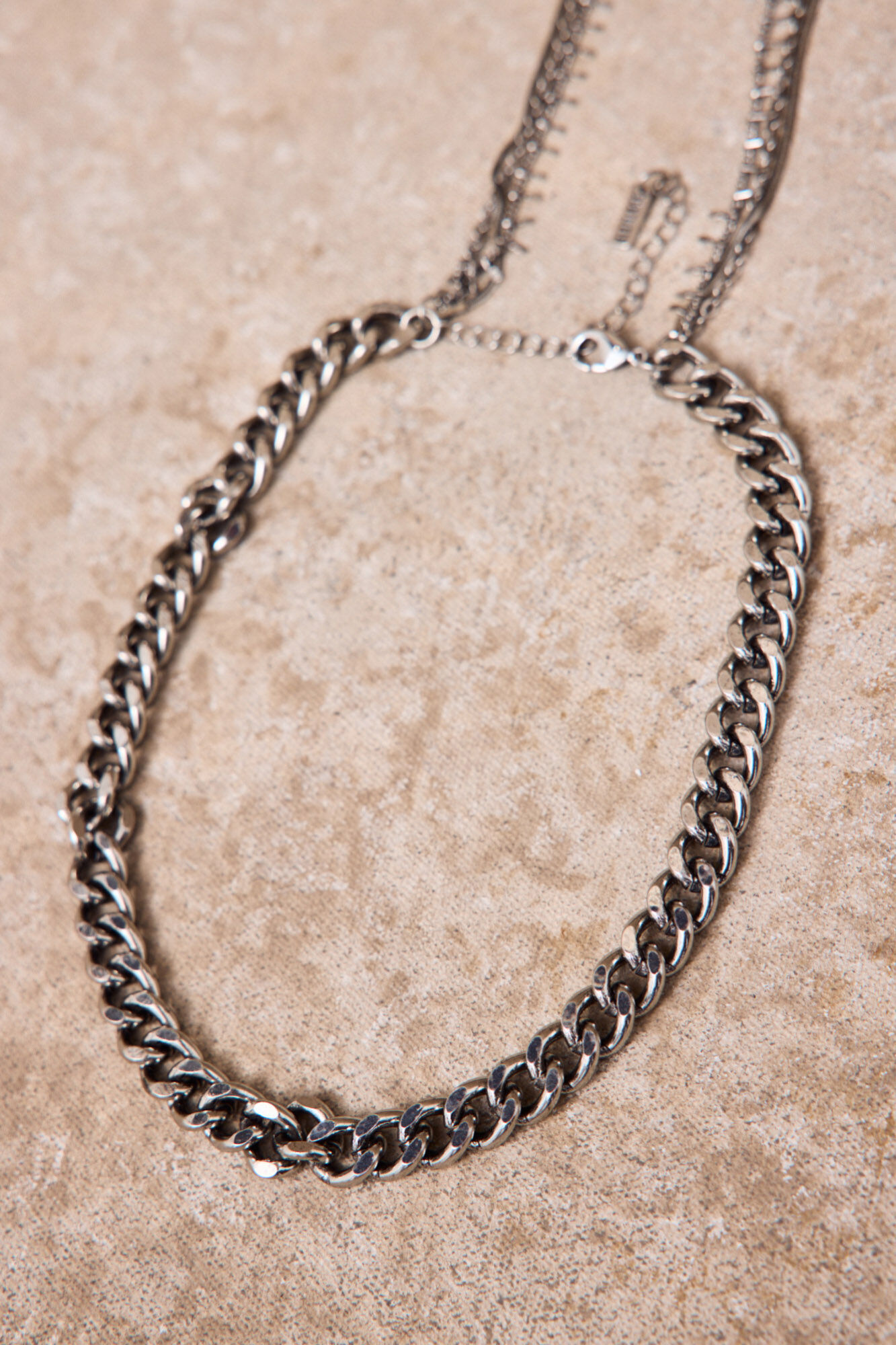Slowlove Multichain necklace Grey