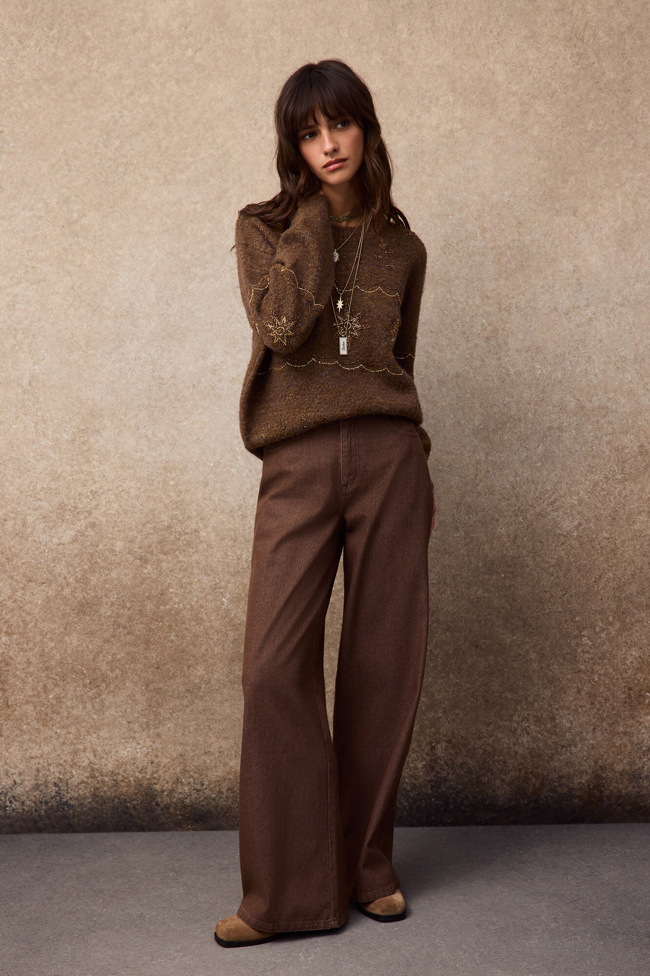 Slowlove Chocolate raw jeans
