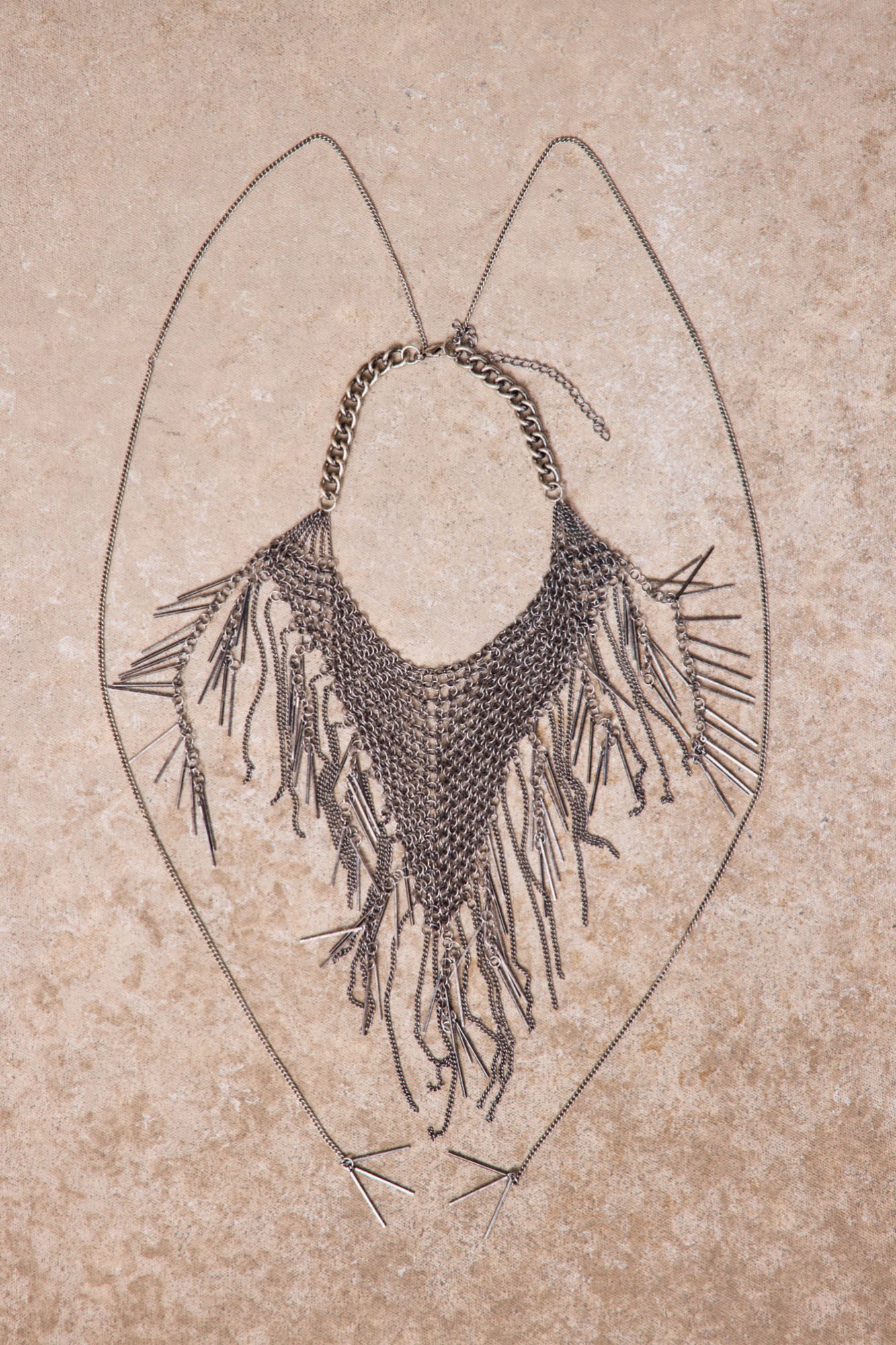 Slowlove Mesh necklace Gold